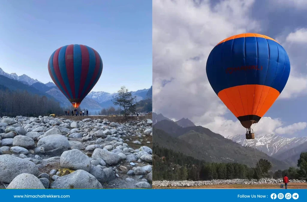 Hot Air Balloon Ride in Manali