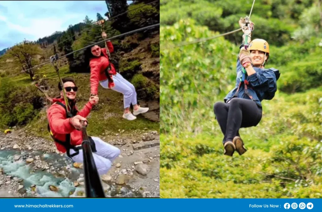 Ziplining in Manali